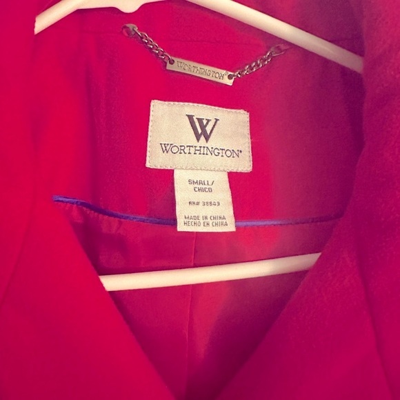 Women’s coat small pink excellent condition, pink, Worthington, perfect for fall - Picture 2 of 15